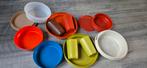 Vintage Tupperware Partij - Bordjes & Bekers, Ophalen of Verzenden, Gebruikt, Crème, Overige typen