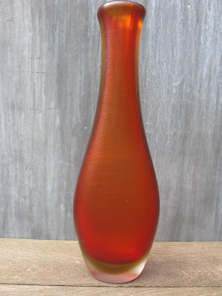 VENINI VAAS "INCISO" MURANO ITALY 1956, Antiek en Kunst, Ophalen of Verzenden