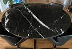 Marmeren eettafel diameter 140 cm, Huis en Inrichting, Tafels | Eettafels, Ophalen, 100 tot 150 cm, Rond, Zo goed als nieuw