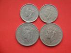 Malaya kavel munten 10 en 20 Cent 1948/1950., Setje, Verzenden, Zuid-Azië