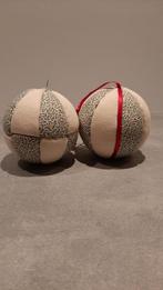 Stoffen kerstballen wit rood groen kersttak kerst struik, Ophalen of Verzenden