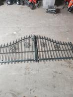 Mooi sierlijk hekwerk met hang- en sluitwerk, Tuin en Terras, Tuinhekken en Hekwerk, Met poort, Gebruikt, Ophalen of Verzenden