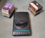 Philips D8280 Draagbare Cassettedeck met aantal cassettes, Audio, Tv en Foto, Cassettedecks, Ophalen of Verzenden, Enkel, Philips