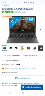 Gaming laptop lenovo, Computers en Software, Windows Laptops, Ophalen, Zo goed als nieuw, 15 inch, Gaming