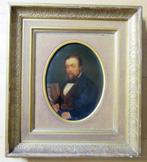 == c a 1850 == fraai portret==man met wandelstok ==, Antiek en Kunst, Kunst | Schilderijen | Klassiek, Ophalen of Verzenden