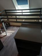 Hoogslaper met Bureau - Gebruikt, Huis en Inrichting, Ophalen, Gebruikt, Eenpersoons, 200 cm