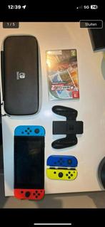 Nintendo Switch zonder Dockstation met hoes en spel/oplader, 1 speler, Verzenden, Zo goed als nieuw