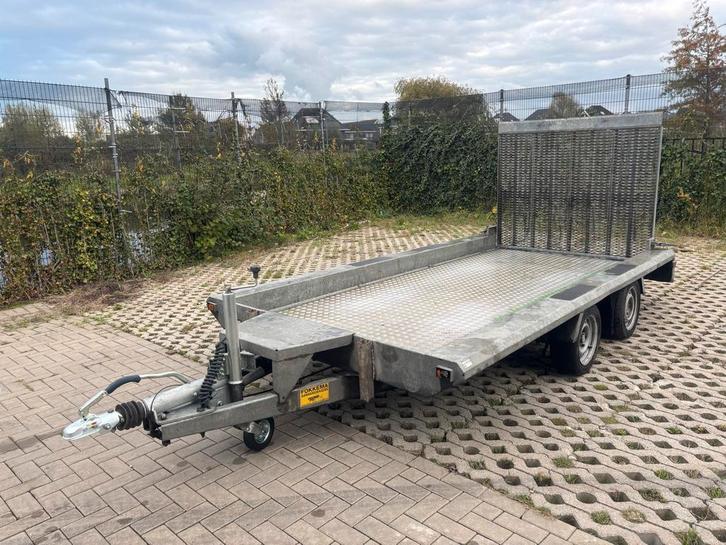 Machinetransporter - Gebruikt, Auto diversen, Aanhangers en Bagagewagens, Gebruikt, Ophalen