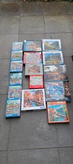 Puzzels, 14 x 1000, 1 x 925, 1x 500. Diverse merken, Ophalen, Zo goed als nieuw