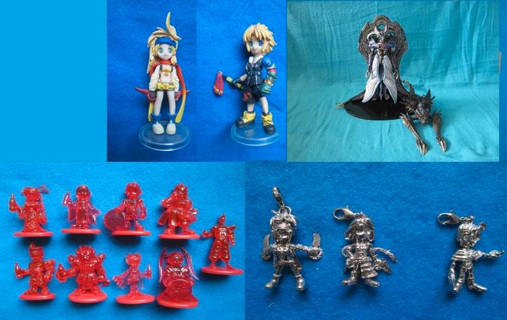 Final Fantasy X figuur Yuna, Tidus, Rikku, Seymour, Verzamelen, Speelgoed, Zo goed als nieuw, Ophalen of Verzenden