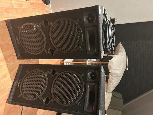 MAX MAX210 2000W disco speakerset 2x 10", Audio, Tv en Foto, Luidsprekers, 120 watt of meer, Overige merken, Ophalen