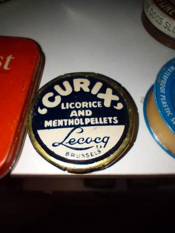 Vintage Curix Lecocq Blikje beschikbaar voor biedingen