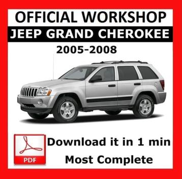 Jeep Grand Cherokee 2005-2008 Workshop manual op DVD in PDF beschikbaar voor biedingen