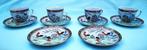 4 Set Antieke Chinese Porseleinen Thee kop Schotel Rooster, Ophalen