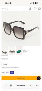 Gucci zonnebril zwart nooit gebruikt, Ophalen, Zo goed als nieuw, Zwart, Overige merken