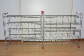 Retro wijnrek flessenrek modulair 50 flessen verstelbaar 50s beschikbaar voor biedingen