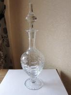 Antieke geslepen kristal karaf op voet - 19 eeuw, Antiek en Kunst, Verzenden