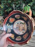 Oosterse Schaal met Geisha Voorstelling, Ophalen of Verzenden