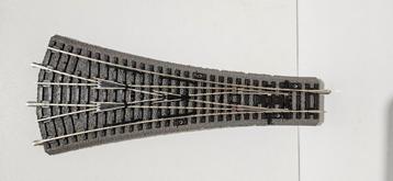 Piko HO 55425 3-weg wissel met bedding. beschikbaar voor biedingen