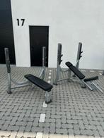 Lifefitness bench press set plat incline nieuwestaat!!, Sport en Fitness, Fitnessmaterialen, Ophalen of Verzenden, Zo goed als nieuw