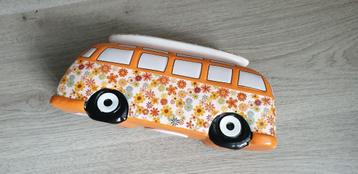 spaarpot vw Volkswagen look oranje surf bloem beschikbaar voor biedingen