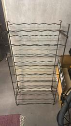 Metal wine rack for 50 bottles!, Ophalen, Gebruikt, 25 flessen of meer, Metaal