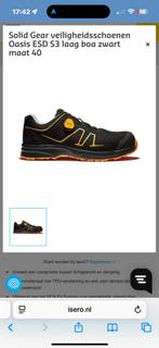 Solid Gear Oasis S3 BOA Veiligheidsschoen Maat 40, Ophalen of Verzenden, Nieuw, Zwart, Werkschoenen