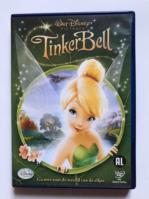 Disney Tinkerbell Ga mee naar de wereld van de elfjes, Cd's en Dvd's, Dvd's | Tekenfilms en Animatie, Zo goed als nieuw, Verzenden