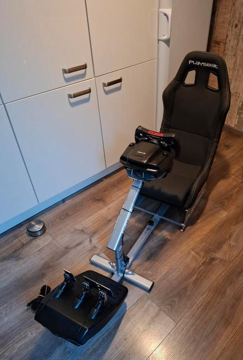 Playseat Evolution met Logitech G920 en F1 Stuur & Pedalen, Spelcomputers en Games, Spelcomputers | Xbox | Accessoires, Zo goed als nieuw