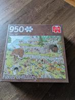 Jumbo puzzel 950 stukjes Pieces of history de steentijd, Hobby en Vrije tijd, Nieuw, Ophalen of Verzenden, 500 t/m 1500 stukjes