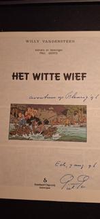 Suske en Wiske Het witte wief + bijlage+gesigneerd door Pel, Eén stripboek, Ophalen of Verzenden