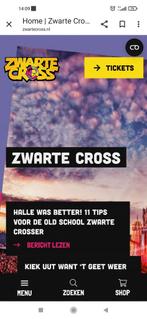 2 kaarten Zwarte Cross vrijdag 18 juli, Twee personen
