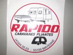 Rapido Caravanes Pliantes sticker Rapido Confort vouwcaravan, Nieuw