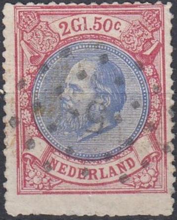 Nederland- 1872-1888- Koning Willem III - NVPH-29- Amsterdam beschikbaar voor biedingen