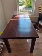 Koloniale eettafel 200 x 90 cm, Huis en Inrichting, Tafels | Eettafels, Zo goed als nieuw, Vijf personen of meer, 150 tot 200 cm