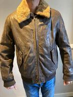 Mooie leren pilotenjas, Kleding | Heren, Jassen | Winter, Maat 52/54 (L), Bruin, Zo goed als nieuw, Arma