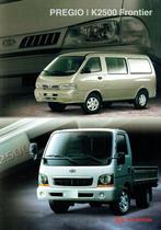 Folder Kia Pregio & K2500 Frontier (uit België - ca.2003), Verzenden, Gelezen, Overige merken