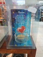 Nieuw kaarsje in theelichthouder - Vader, Huis en Inrichting, Kunststof, Rood, Nieuw, Ophalen of Verzenden