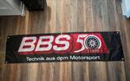 BBS JUBILEUM 50 JAAR BANNER 45X180 MET BEVESTIGGINGS OGEN, Verzenden, Nieuw