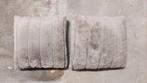 Kussen 2 stuks grijs, Huis en Inrichting, Woonaccessoires | Kussens, Ophalen of Verzenden, Nieuw, Grijs, Vierkant