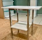 Tafel hoog metaal en mdf platen werktafel, Ophalen, Zo goed als nieuw, 75 cm of meer, 60 cm of meer
