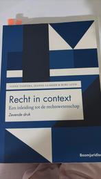 Sanne Taekema - Recht in context, Sanne Taekema; Jeanne Gaakeer; Marc Loth, Sociale wetenschap, Ophalen of Verzenden, Zo goed als nieuw