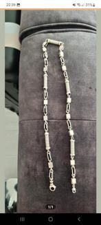 Zilveren Ketting met Bijzonder Design, Ophalen of Verzenden, Zo goed als nieuw, Met bedels of kralen, Zilver