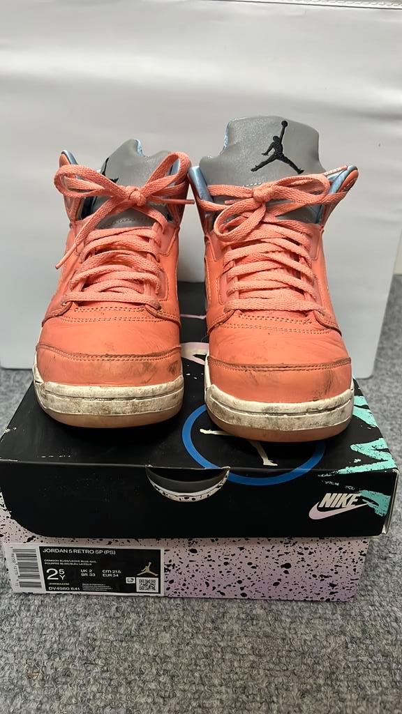 Jordan 5 retro sp ps maat 34, Kinderen en Baby's, Kinderkleding | Schoenen en Sokken, Gebruikt, Schoenen, Jongen of Meisje, Ophalen of Verzenden