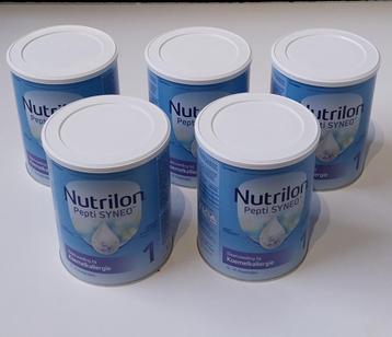 5 bussen Nutrilon Pepti Syneo 1 Koemelkallergie 800 gr beschikbaar voor biedingen