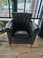 Twee Rivièra Maison Leren fauteuils in goede staat, Huis en Inrichting, Fauteuils, Ophalen, 75 tot 100 cm, Leer, 50 tot 75 cm
