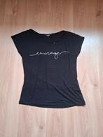 super leuk zwart shirtje merk Given in maat S, Verzenden, Zwart, Zo goed als nieuw, Korte mouw