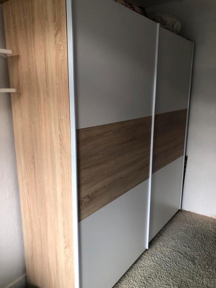 Jysk Sattrup kledingkast - reeds gedemonteerd!, Huis en Inrichting, Kasten | Kledingkasten, Gebruikt, 200 cm of meer, 150 tot 200 cm
