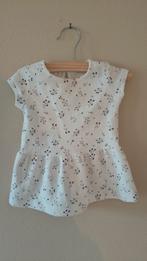 Zara BabyGirl 74 mooi bloemen jurkje wit, Ophalen of Verzenden, Zo goed als nieuw, Meisje, Jurkje of Rokje