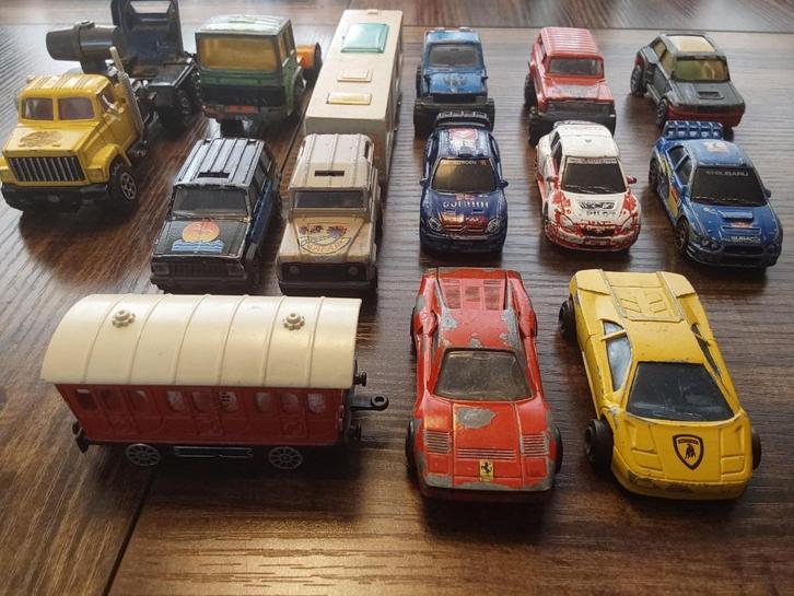 14x Majorette partij, Vintage auto's, Verzamelen, Speelgoed, Gebruikt, Ophalen of Verzenden